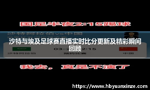 沙特与埃及足球赛直播实时比分更新及精彩瞬间回顾